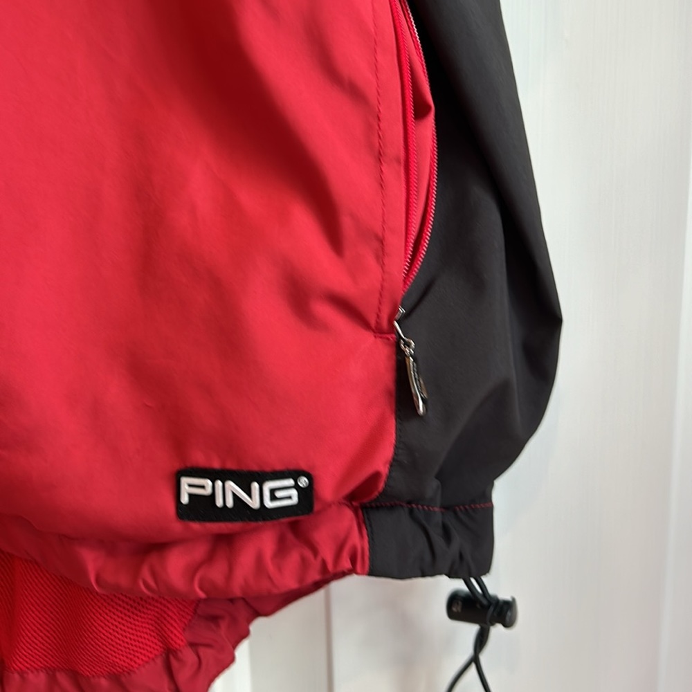 Ping Collection Short Sleeve Pull Over Jacket Win… - image 3